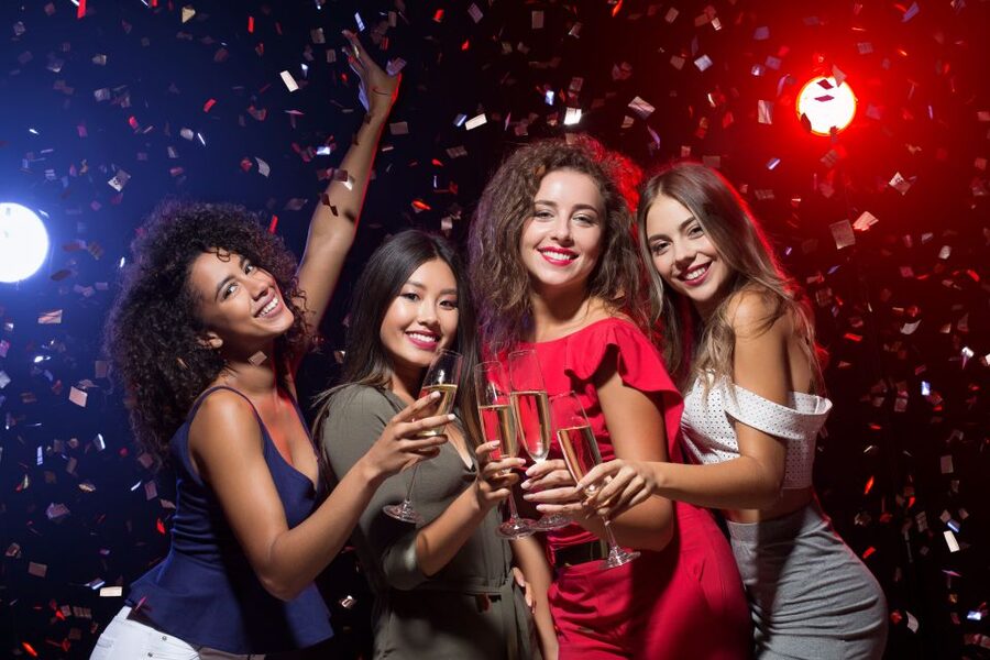 Las Vegas: Party Bus Nightlife Guided Tour - The first party-bus ride and what to expect