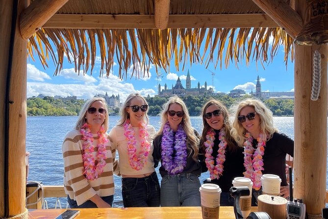 Lilo Floating Tiki Bar on the Ottawa River - Rideau Falls and the quieter end of the route