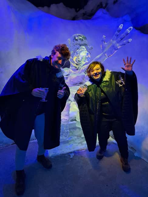 Lofoten: Magic Ice Bar Entry Ticket with Welcome Drink - Lofoten fishermen, Vikings, and Norse mythology