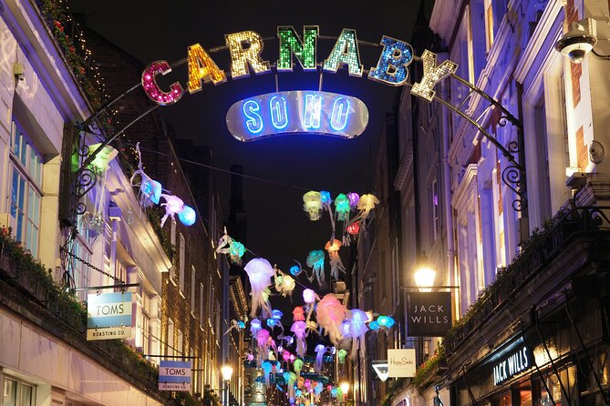 London Cocktail Tour - Soho - The walk between bars and the end at Kingly Court