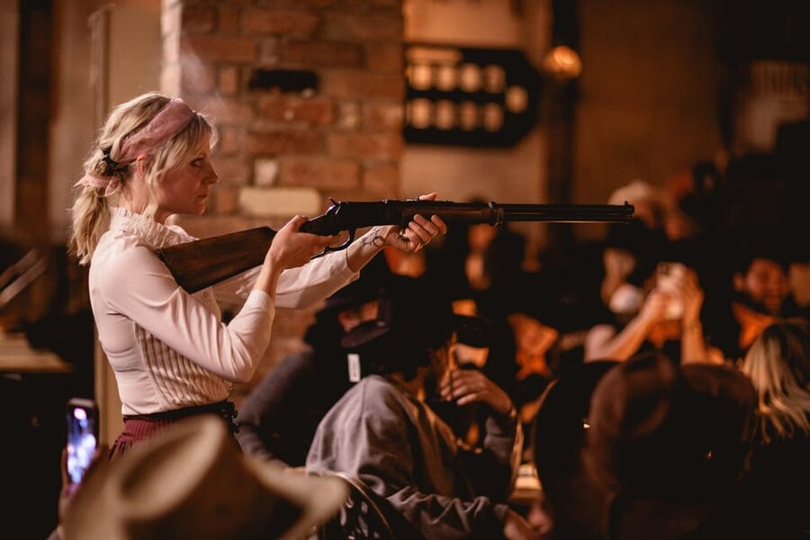 London: Wild West Saloon Immersive Cocktail Experience - Meeting The Sheriff, Clyde Cassidy, and Lady Ada