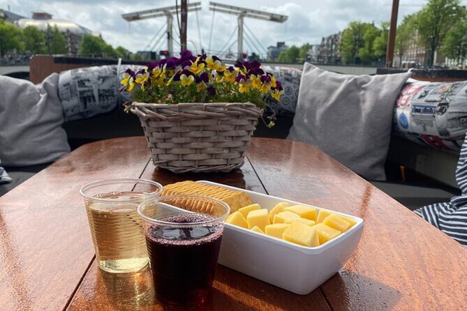 Luxury Amsterdam Canal Cruise – Unlimited Cocktails Included (1H) - From old harbor views to NEMO Museum