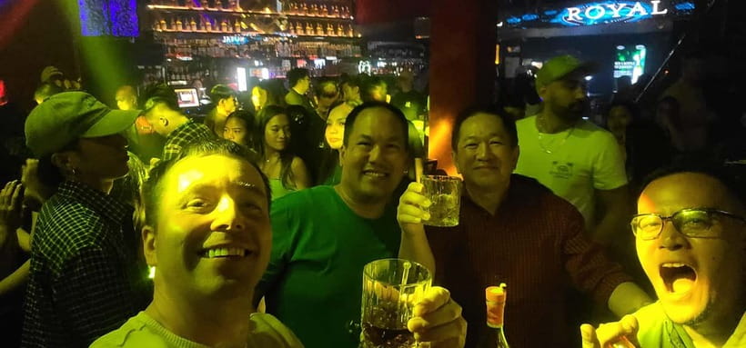 Makati Nightlife: VIP Access to Clubs, Rooftops & Go-Go Bars - A ten-minute photo stop at The Filling Station