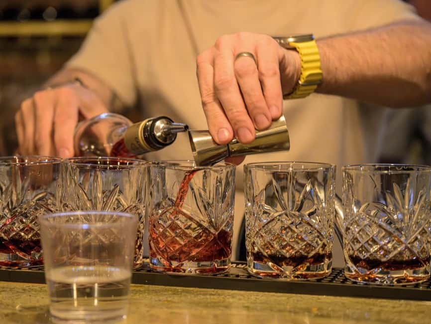 Manchester: Private Cocktail Masterclass & Sicilian Food - Behind the bar for three cocktail lessons