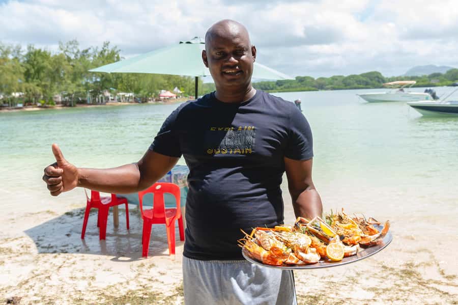 Mauritius: Speedboat Ile aux Cerfs, GRSE Waterfall, BBQ, Bar - Water sports need a cautious approach