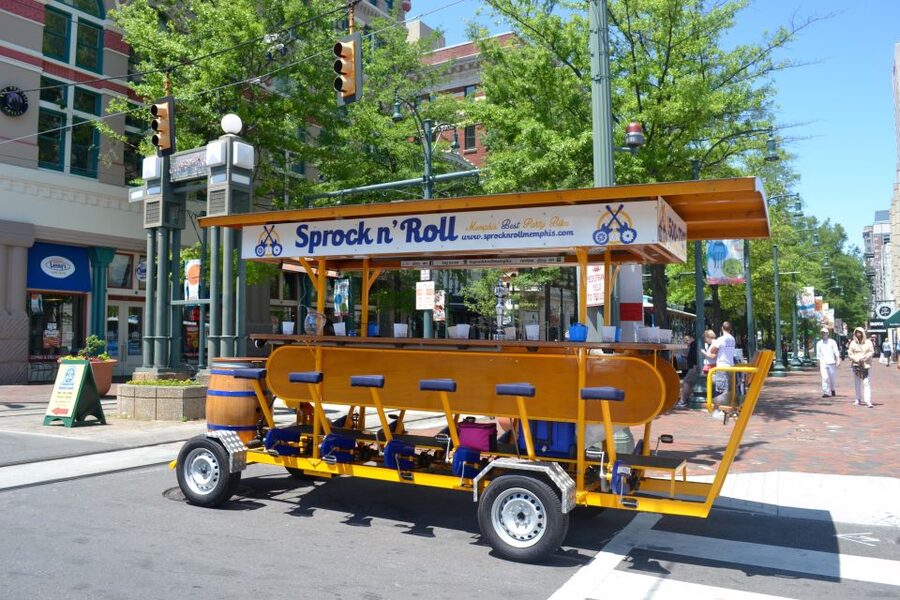 Memphis: Guided Bar Crawl on a Pedal Bike - Starting at 704 Madison Avenue