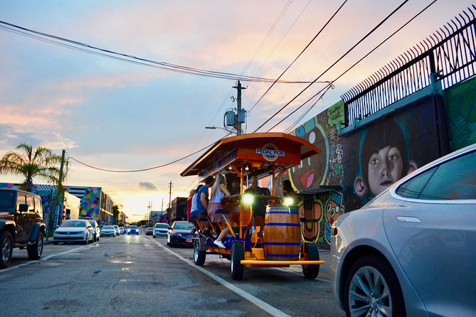 Miami Pedal Pub: Arts District Party Bike Pub Crawl - Why Wynwood works so well on a pedal pub