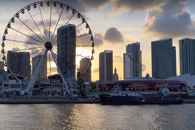Miami Skyline Sunset Cruise with The Mojito Bar On board - Miami Beach Marina and the return toward sunset