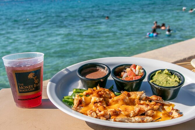 Money Bar All Inclusive Experience with Transportation - Food from tacos to shrimp and fish