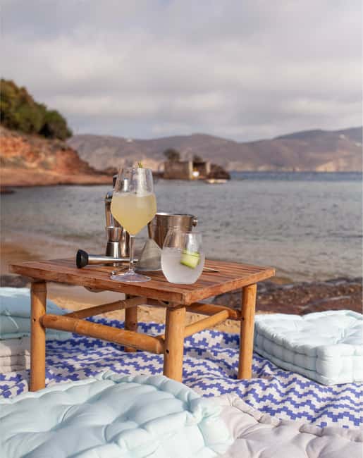 Mykonos: Cocktail Making Class on a Secluded Beach - Sunset is part of the experience