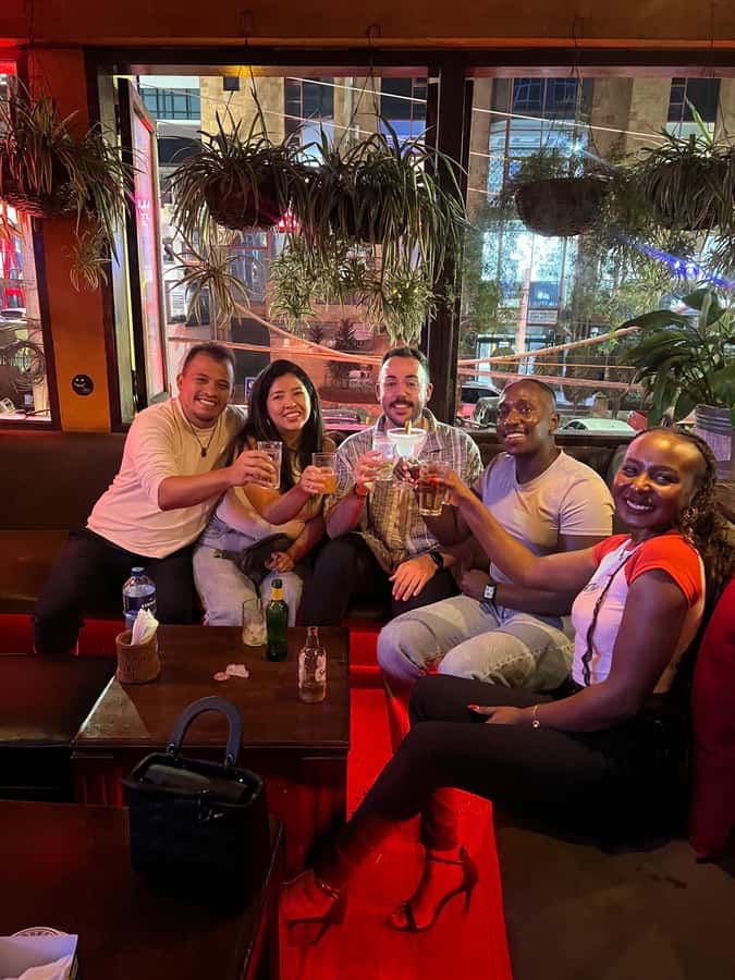 Nairobi bar crawl:Drink and Mingle - Drinks, food, and the real cost