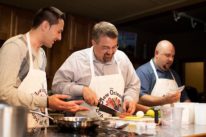 New Orleans Cooking Class and Cocktail Walking Tour - The food tasting is more substantial than a sample