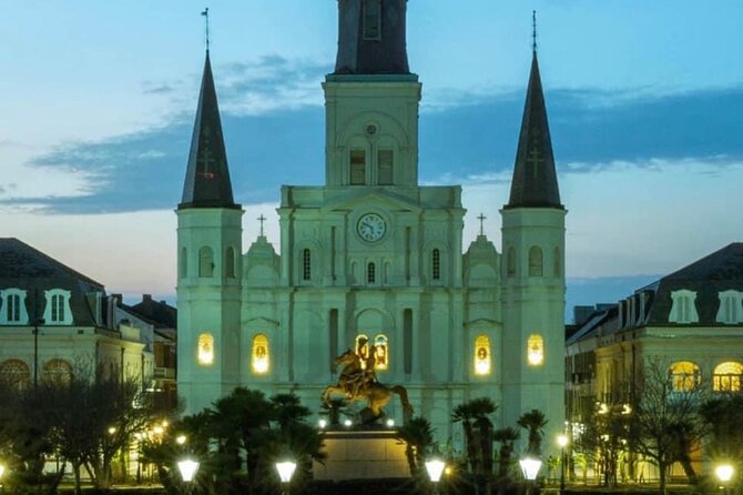 New Orleans French Quarter Haunted History Cocktail Tour - St. Louis Cathedral, Jackson Square, and a grim Spanish-era story