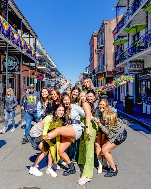 New Orleans: Guided Bourbon Street Bar Crawl with Shots - Walking five minutes into the French Quarter