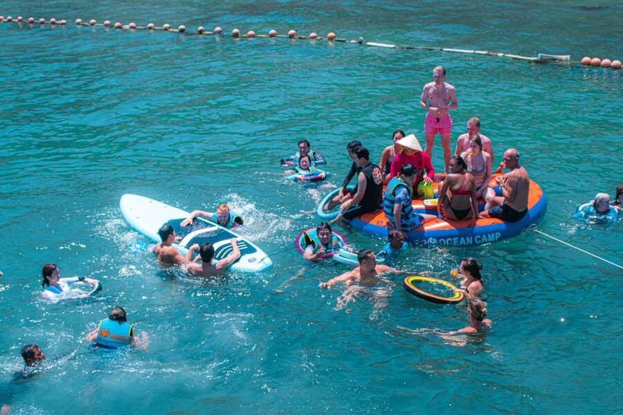 Nha Trang: Coral Reef Snorkeling and Floating Bar Party - Brunch with homemade bakes before the next crossing