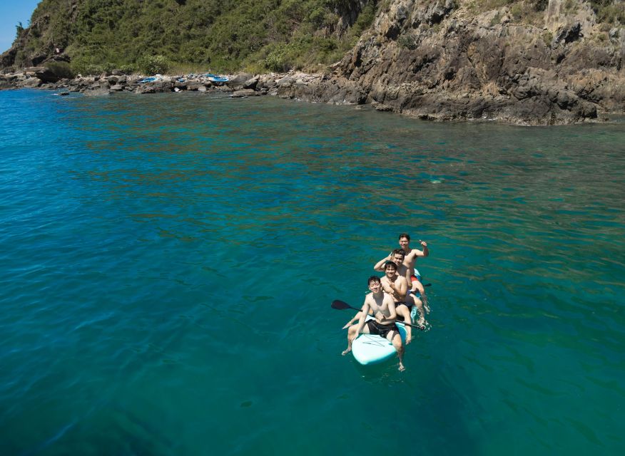 Nha Trang: Coral Reef Snorkeling and Floating Bar Party - Hon Mot and the floating bar at about 11:15