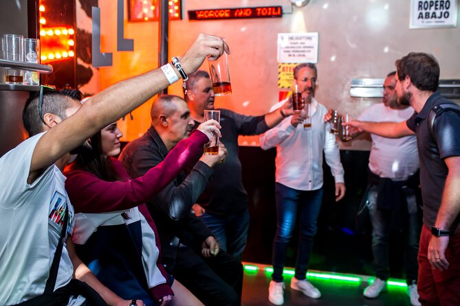 Nightlife Tour Drinks Tapas and Party Experience in Madrid - Calle de la Montera and the city’s public nightlife