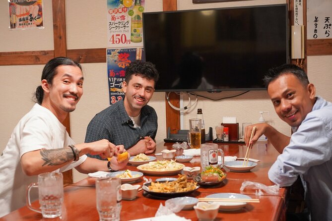 Okinawa Bar Hopping Tour with Sanshin Live in Music Town Koza - The local guides and the feel of the evening