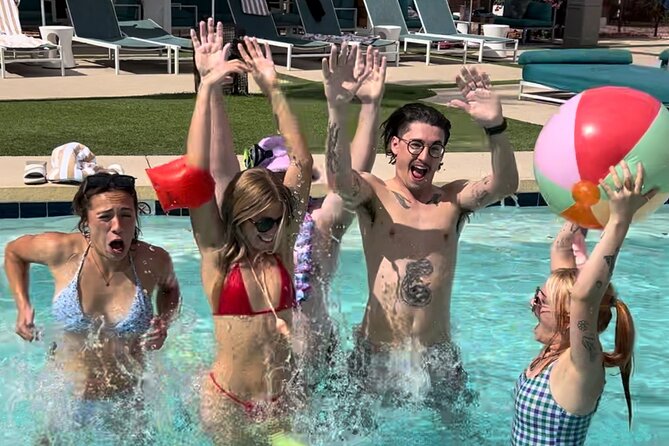 Old Town Scottsdale Party Bike Bar Crawl and Pool Party - The Monarch pool party is where the value adds up