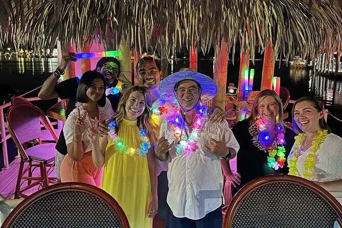 Original CRUISIN' TIKIS Lit on the Lagoon- A Glow Tiki Bar Cruise - What the 90-minute cruise actually includes