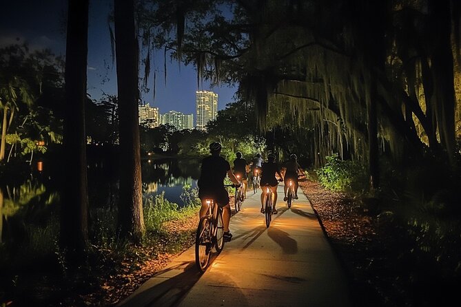 Orlando Night Bike Tour: A Fun Ride Thru the City’s Nightlife - Eola Heights leads toward Mills 50