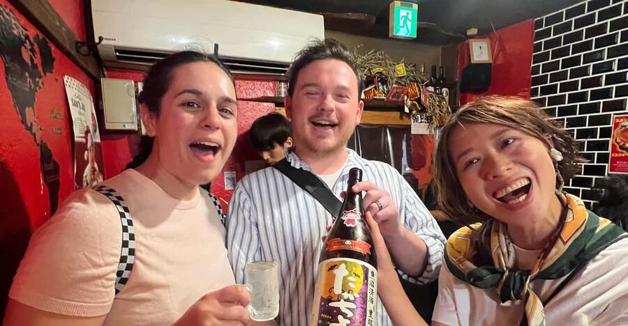 Osaka Bar Hopping | Explore Hidden Bars & Izakayas in Namba - Meeting at Namba Walk and getting started