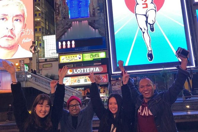 Osaka Bar Hopping Night Walking Tour in Namba (3 bars, 6 tastes) - Hozenji Yokocho: Osaka at street level