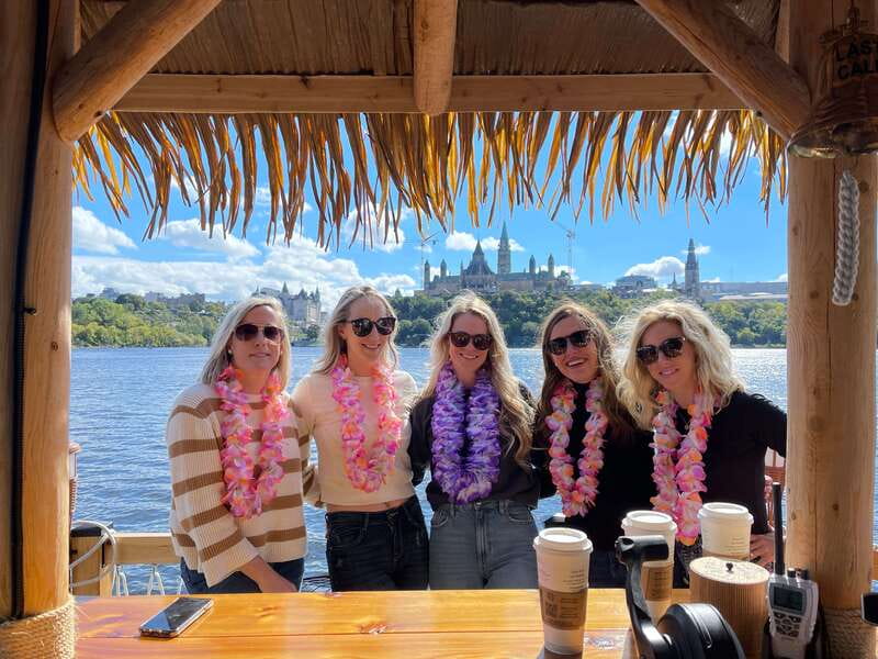 Ottawa: Floating Tiki Bar Cruise on the Ottawa River - The floating bar, music, and karaoke