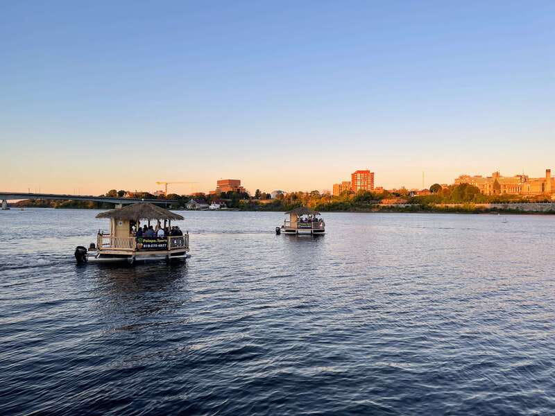 Ottawa: Floating Tiki Bar Cruise on the Ottawa River - What the 90-minute route feels like