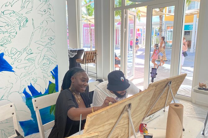 Paint and Sip at the Gallery and Wine Bar - Choosing wine, mixed drinks, or a non-alcoholic option