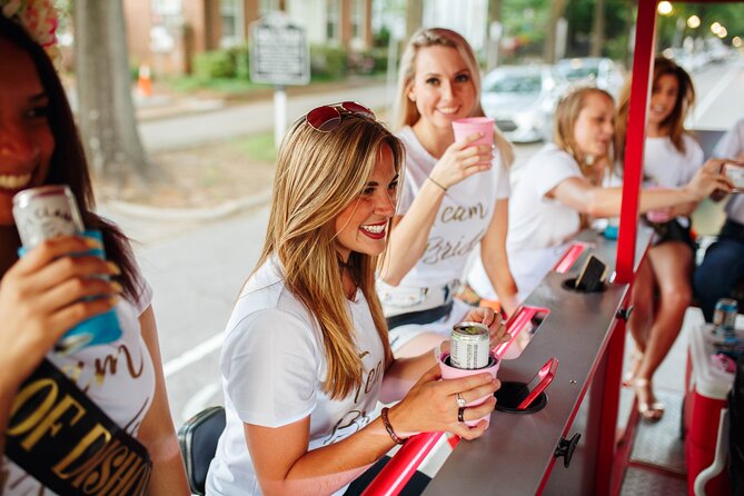 Party Bike through St. Pete with Bar+Mural Stops on Trolley Pub - The pedaling question: workout or party feature?