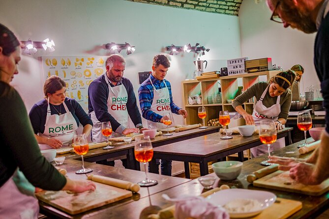 Pasta Cooking Class Near the Colosseum with 3 Spritz Cocktails - Meeting near the Colosseum