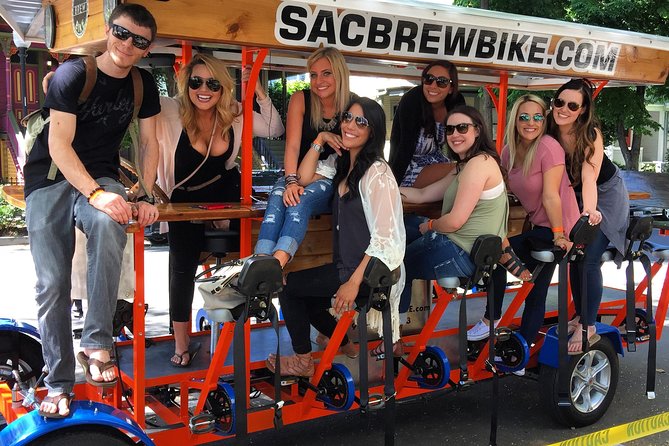 Pedal, Drink, and Bar hop through Sacramento on a 15 seat Beer Bike - Why a beer bike works well in Sacramento