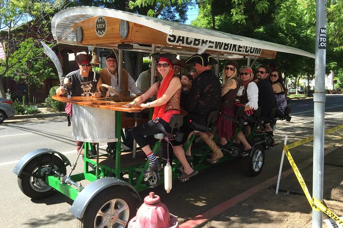 Pedal, Drink, and Bar hop through Sacramento on a 15 seat Beer Bike - Federalist PIZZA for beer, bocce, and a quick bite