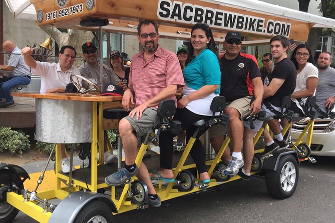 Pedal, Drink, and Bar hop through Sacramento on a 15 seat Beer Bike - R15 and the value of a short bar visit