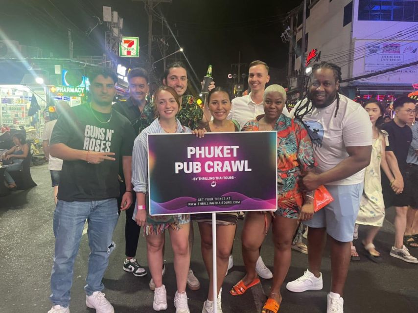 Phuket: Bar Crawl Tour - First and second bar stops