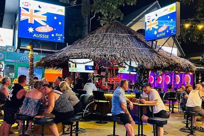 Phuket Nightlife Tour, Free Entry Bar and Club Crawl - Bangla Walking Street shows Patong at full volume