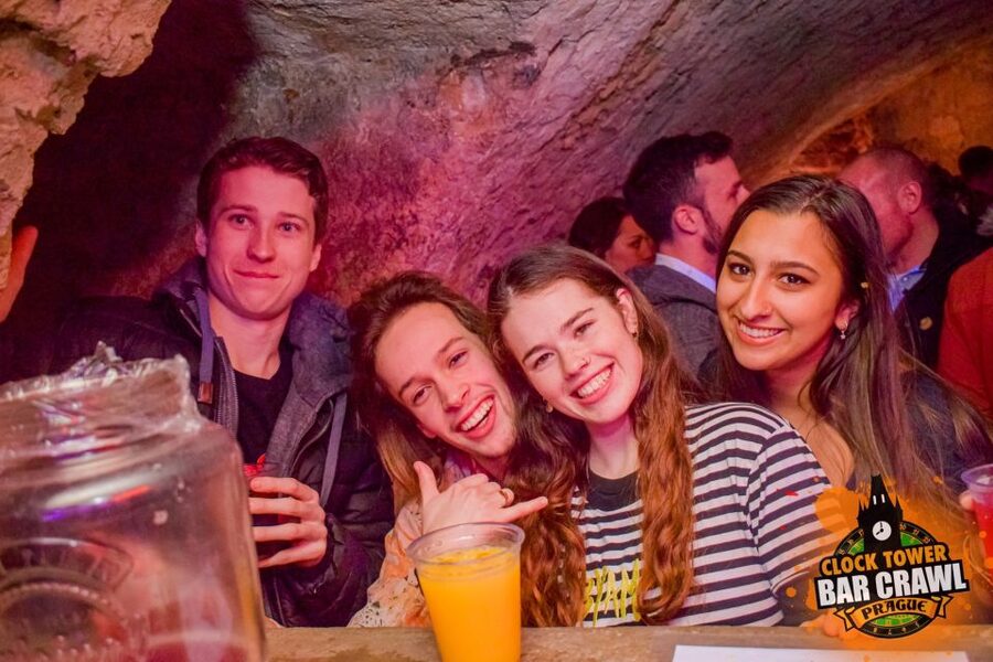 Prague: Clock Tower Bar Crawl ending at the BIGGEST CLUB - The opening bar and optional drinks