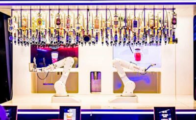 Robotic Bar Entry with a Drink Included
