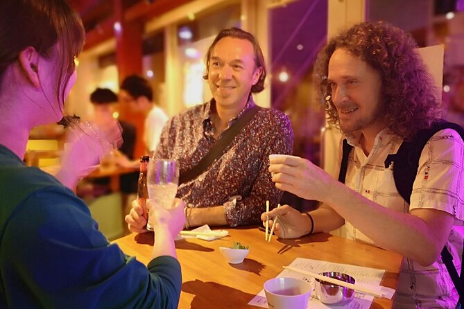 Private Fukuoka Bar Hopping and Food Walking Tour - Spend one hour at a Japanese standing bar