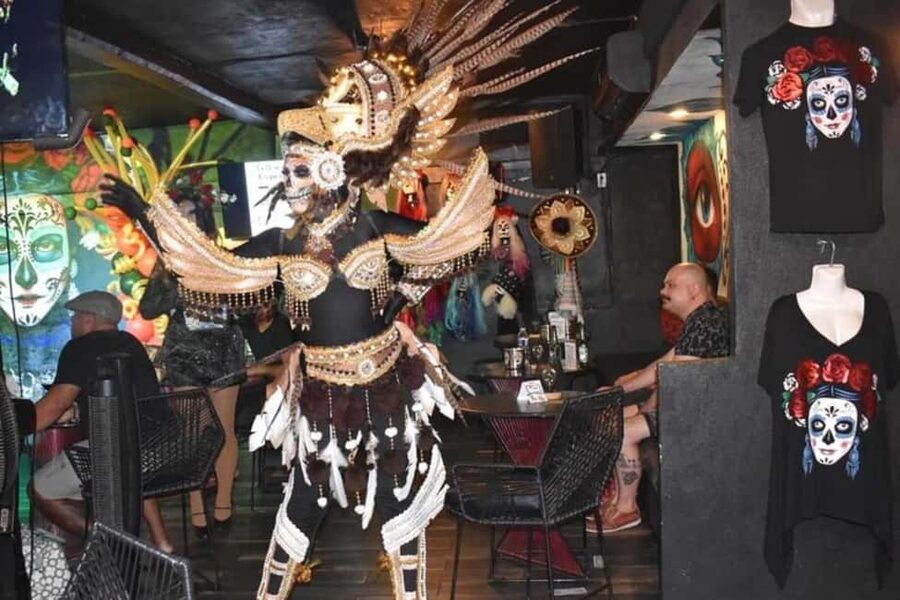 Puerto Vallarta: Cabaret Show with Cocktails & Costumes - A cantina setting built for photographs