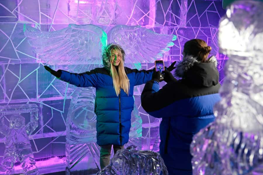 Queenstown: Ice Bar Entry with Warm Winter Gear and Drink - Entering a room made from 30 tonnes of ice