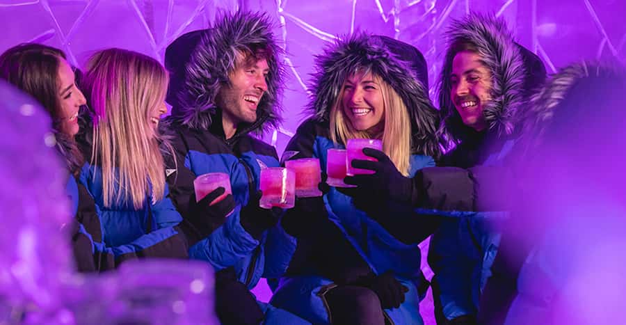 Queenstown: Ice Bar Entry with Warm Winter Gear and Drink - The cold is real, even with the coats