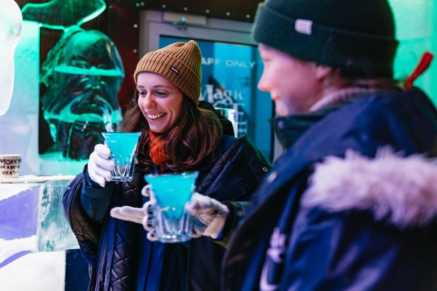 Reykjavik: Magic Ice Bar Entrance and Welcome Drink - Getting dressed for a room made of ice