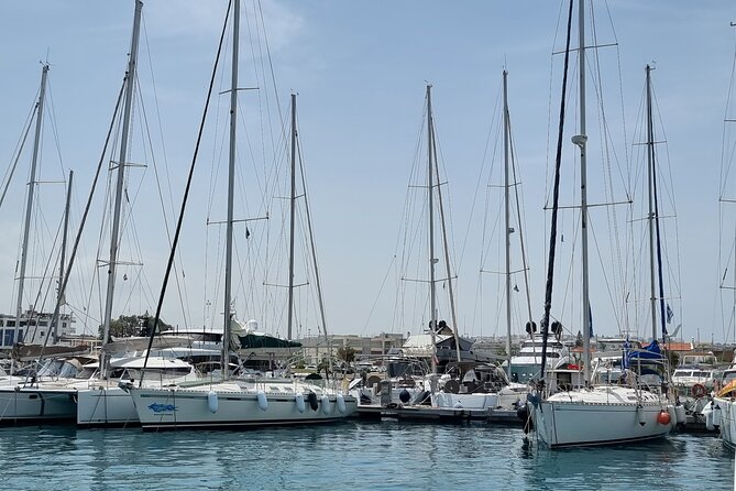 Rhodes Private Luxury Day Cruise MediterAsian Cocktails Champagne - Sailing Edisa from Rhodes New Marina