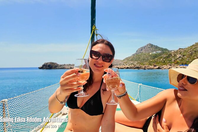 Rhodes Private Luxury Day Cruise MediterAsian Cocktails Champagne - What to bring and what to expect