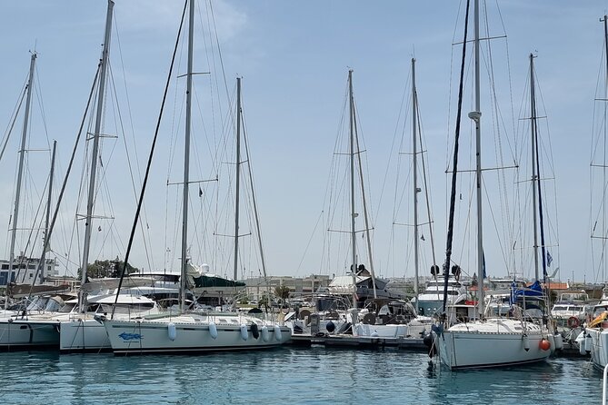 Rhodes Private Luxury Sunset Cruise ,Cocktails & Champagne, wine - Kallithea Springs, swimming, and snorkeling