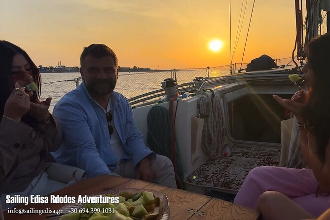 Rhodes Private Luxury Sunset Cruise ,Cocktails & Champagne, wine - Who will enjoy this cruise most