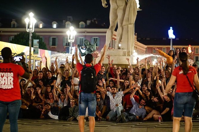 Riviera Bar Crawl Party with Free Shots and VIP Entry - The Promenade des Anglais stop and sea views