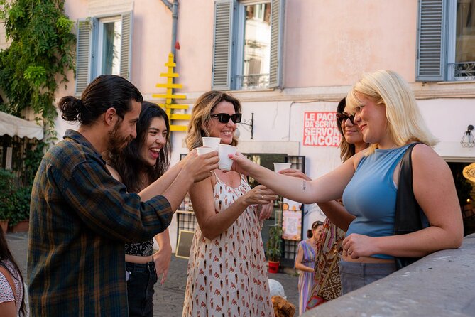 Rome Night Tipsy Tour & Bar Crawl with Forbidden History - Drinks, bars, and the value of $71.20